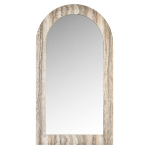 Alternative view of Miroir Calvo gris faux travertine Richmond Interiors