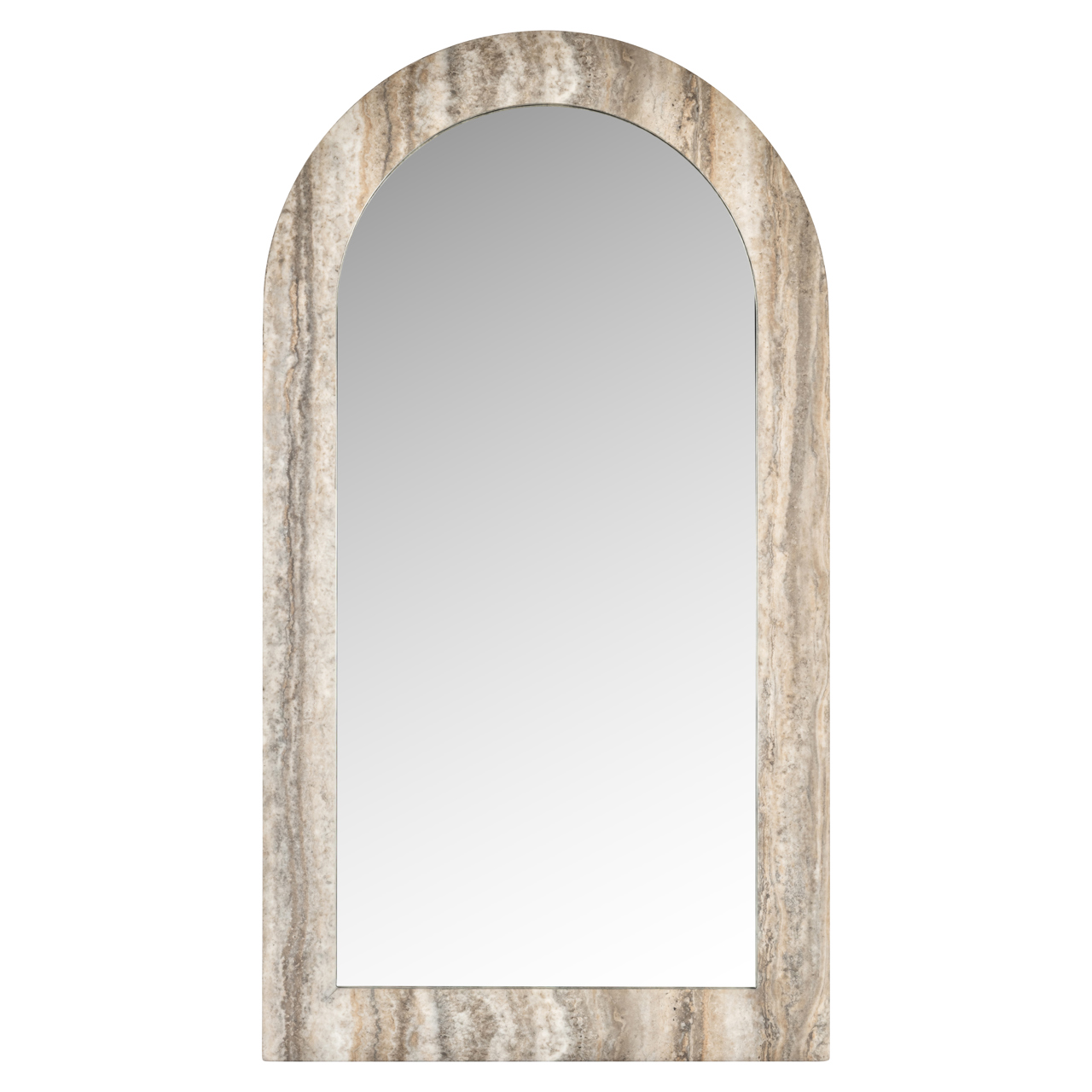 Miroir Calvo gris faux travertine Richmond Interiors