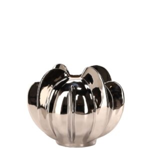 Alternative view of Vase grès Remo Chrome L Athezza